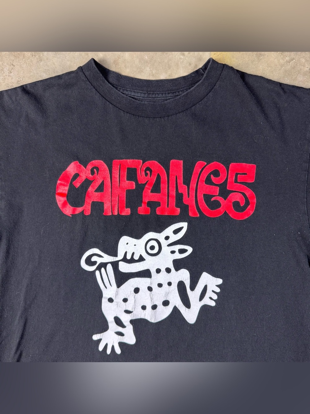 Caifanes T-Shirt Size Large Pop Rock Goth Post Punk Spanish Mexican Latin Music